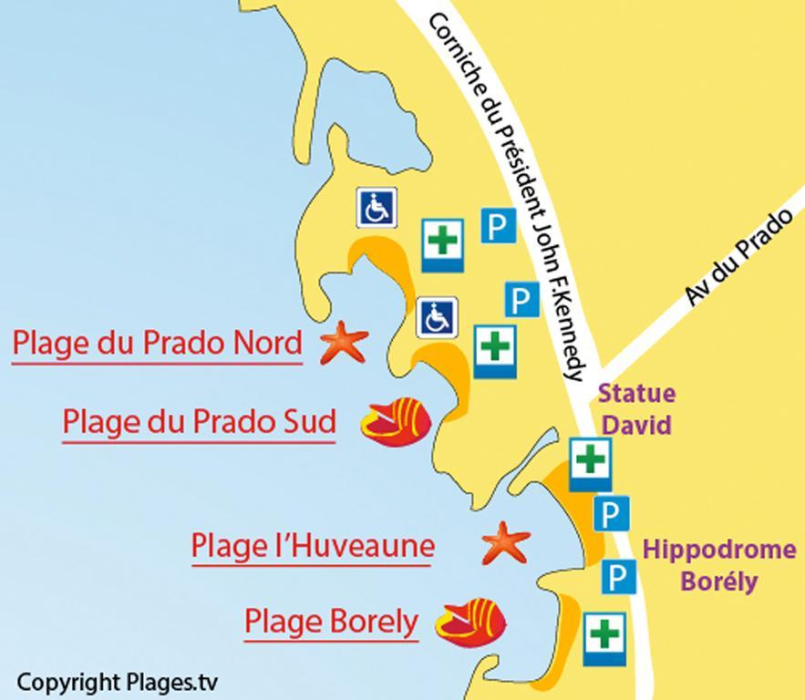 Casa Cacao Pres Plage Et Velodrome Marseilles Buitenkant foto